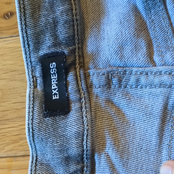 High Rise Express Jeans-GRAY - Picture 4 of 6